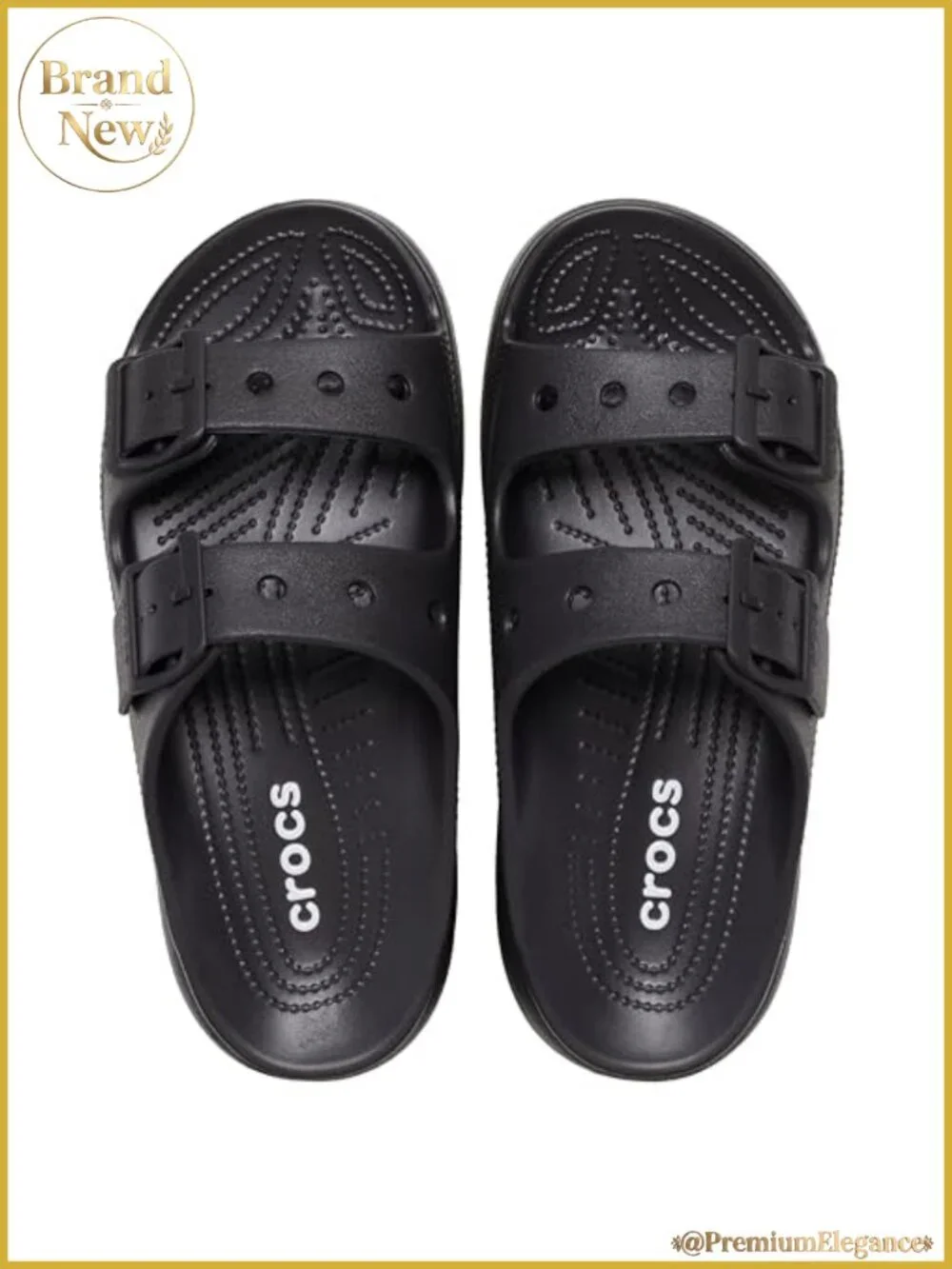 Crocs Classic Saturday Platform Sandals Adjustable Buckle Comfort